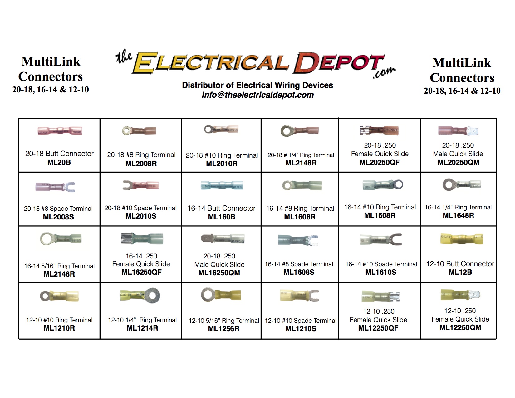 Multilink Crimp Solder Seal Terminal Assortment - Click Image to Close